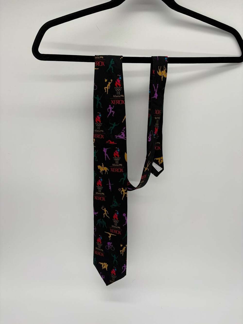 🏅 NWT RM Style Atlanta 1996 Olympic Games Silk Tie Vintage